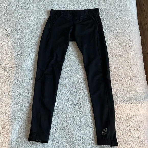 Road Runner Womens Pro Velocity Running Leggings Black Stretch Size XSP - Picture 2 of 7